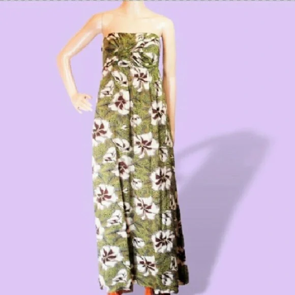 Edme & Esyllte Cultivated green floral maxi dress - Picture 5 of 5